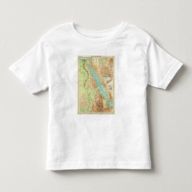 Camiseta De Bebé Egipto y el Nilo (Anverso)