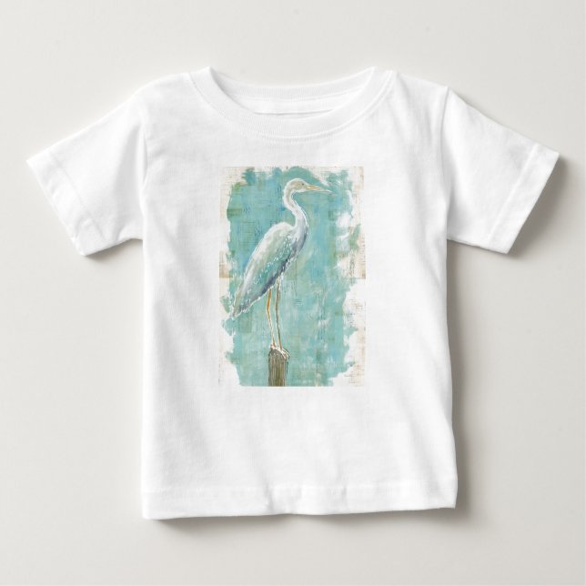 Camiseta De Bebé Egret tropical de los pájaros el | aún (Anverso)