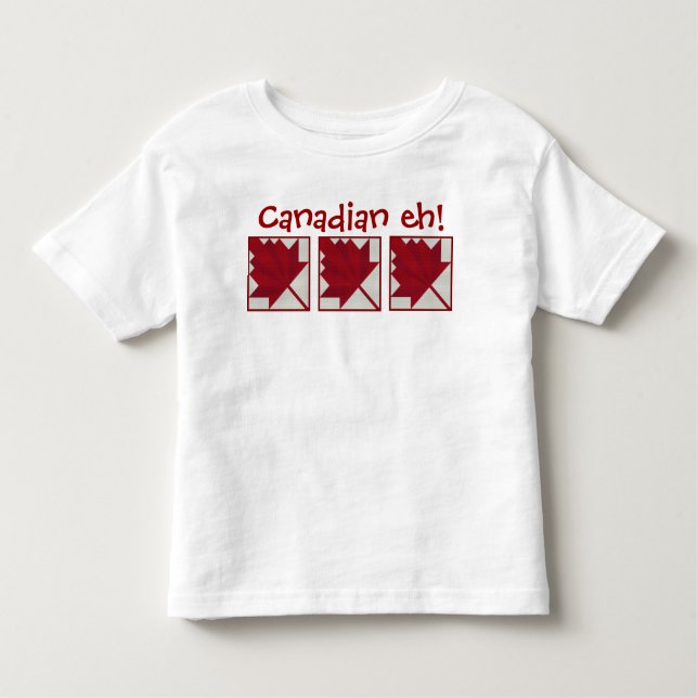 Camiseta De Bebé ¡EH CANADIENSE! Niños (Anverso)