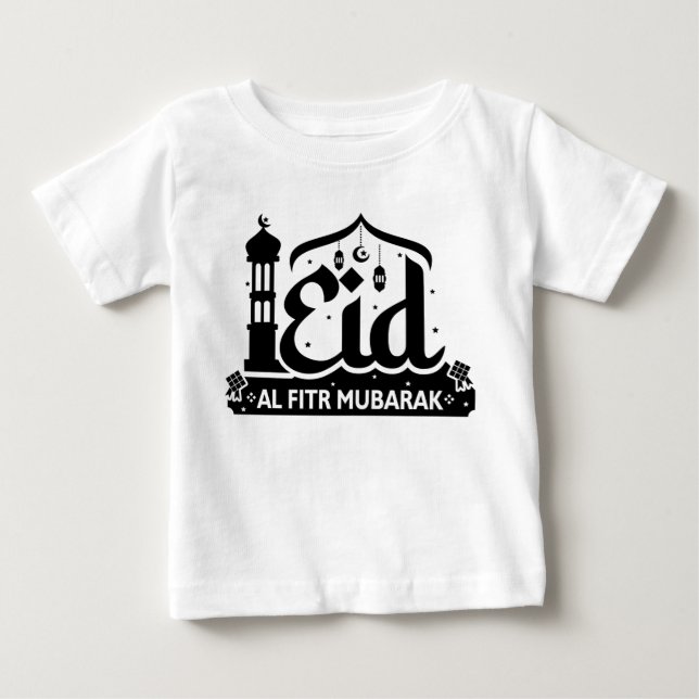 Camiseta De Bebé Eid Al Fitr Mubarak (Anverso)