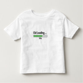 Camiseta De Bebé Eid Loading 70% Funny Toddler T-Shirt | Cute Ramad