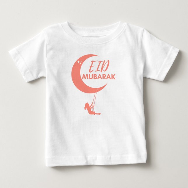 Camiseta De Bebé Eid Mubarak (Anverso)