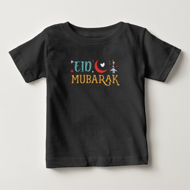 Camiseta De Bebé Eid Mubarak Eid Ul Fitr Eid Ul Adha (Anverso)
