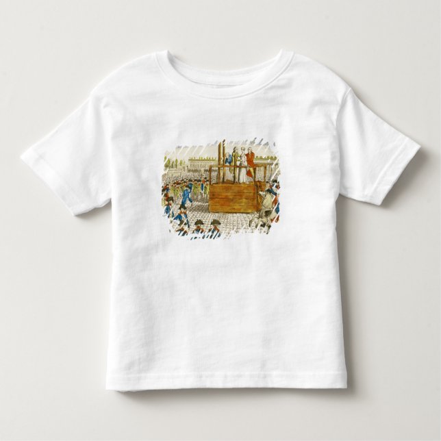 Camiseta De Bebé Ejecución de Marie-Antonieta (Anverso)