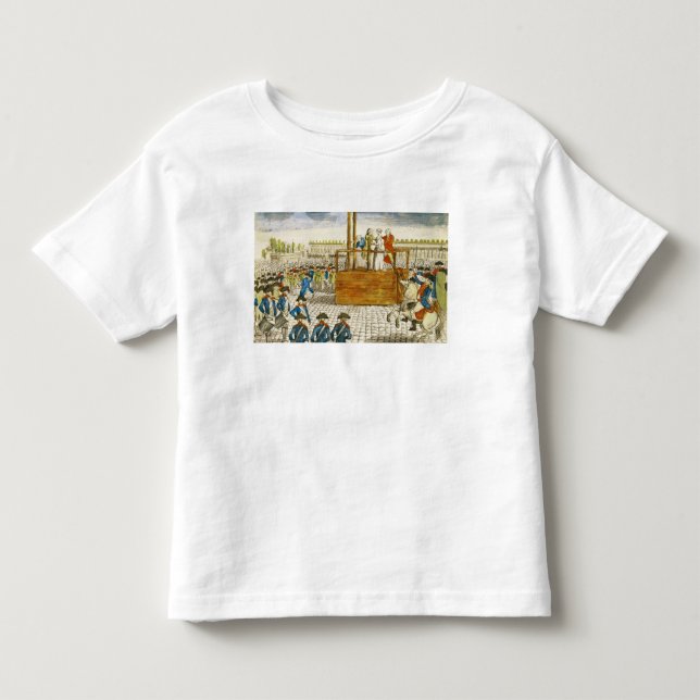 Camiseta De Bebé Ejecución de Marie-Antonieta (Anverso)