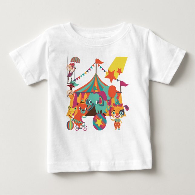 Camiseta De Bebé Ejecutantes de circo (Anverso)