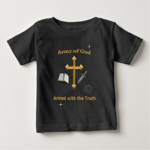 Camiseta De Bebé Ejército De Dios