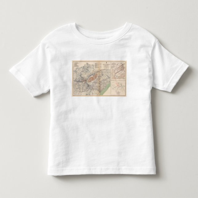Camiseta De Bebé Ejército de las campañas del Cumberland (Anverso)