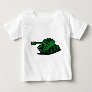 Camiseta De Bebé ejército del tanque