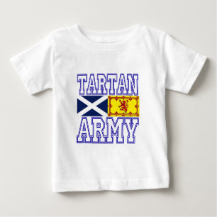 Camiseta De Bebé Ejército del tartán