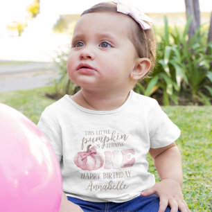 Camiseta De Bebé El 1er Cumpleaños de Esta Pequeña Calabacita