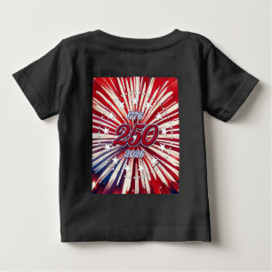 Camiseta De Bebé El 250 cumpleaños de Estados Unidos 1776-2026 Fueg