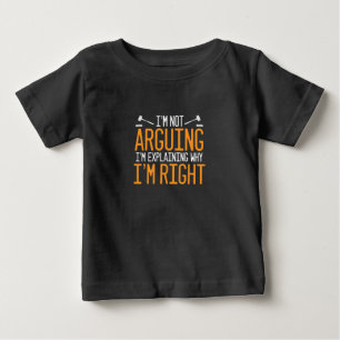 Camiseta De Bebé El abogado está explicando por qué tengo razón