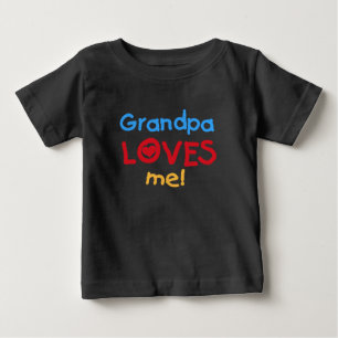 Camiseta De Bebé El abuelo me ama