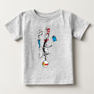 Camiseta De Bebé El acto de equilibrio del gato en el sombrero