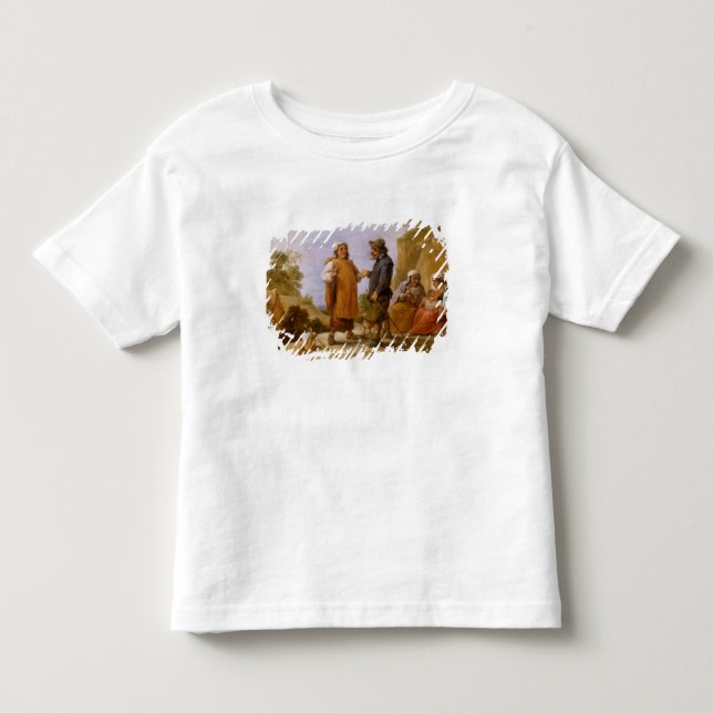 Camiseta De Bebé El adivino (Anverso)