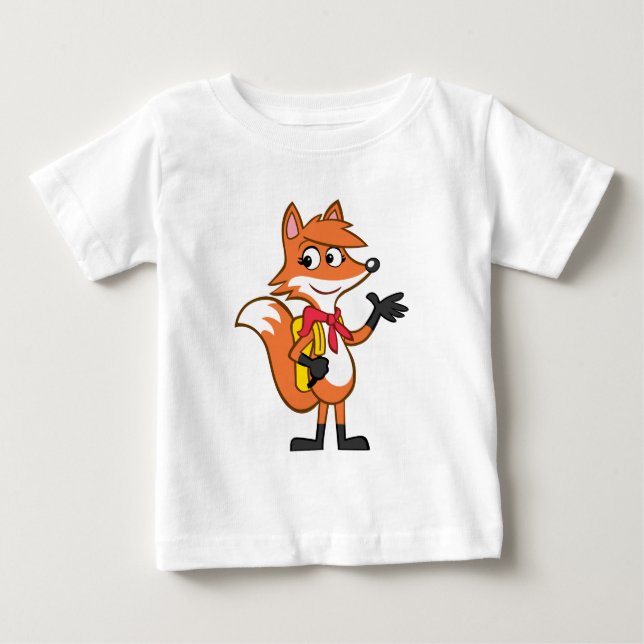 Camiseta De Bebé El agitar del Fox de Rick el | Scarlett del (Anverso)