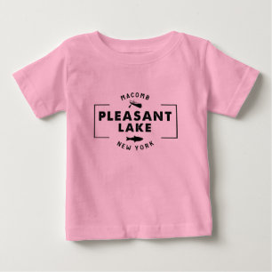Camiseta De Bebé El agradable lago Toddler Ruffle Tee