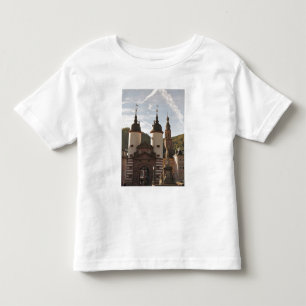 Camiseta De Bebé El Alte Brucke en el casco antiguo de Heidelberg, 