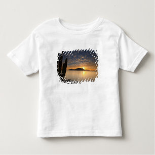 Camiseta De Bebé El amanecer sobre Isla Danzante en el Golfo de