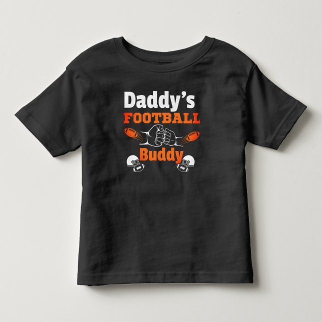 Camiseta De Bebé El amigo del fútbol de papá (Anverso)