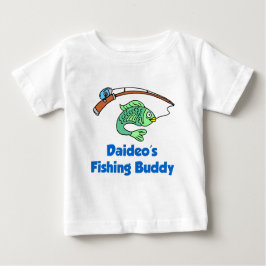 Camiseta De Bebé El amigo pescador de Daideo