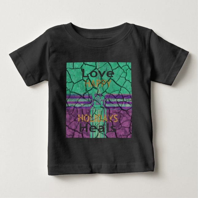 Camiseta De Bebé El amor cura (Anverso)