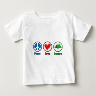 Camiseta De Bebé El amor de la paz ocupa