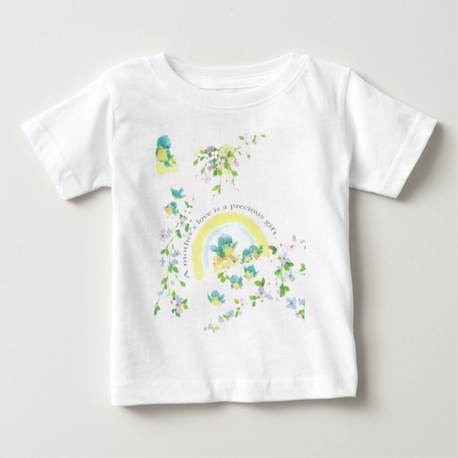 Camiseta De Bebé El amor de una madre es un regalo precioso (Anverso)