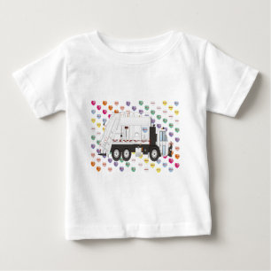 Camiseta De Bebé El amor del camión de basura