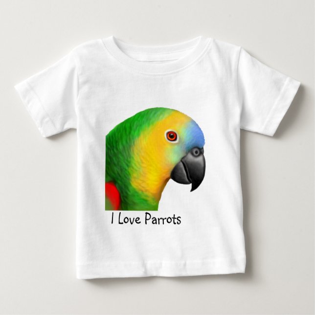 Camiseta De Bebé El amor del personalizable I repite mecánicamente (Anverso)