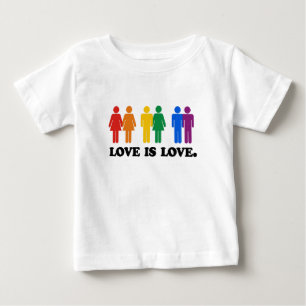 Camiseta De Bebé El amor es amor