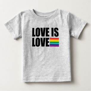 Camiseta De Bebé El amor es amor