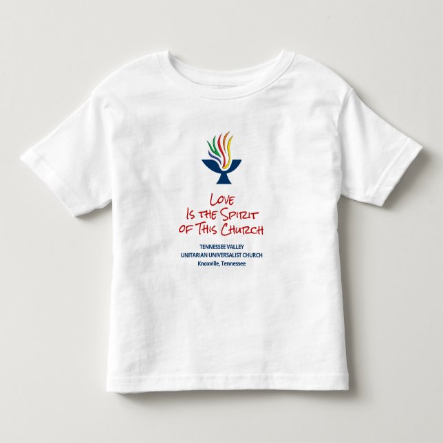 Camiseta De Bebé El amor es el espíritu - TVUUC (Anverso)