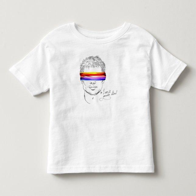 Camiseta De Bebé El amor es persiana del género (Anverso)