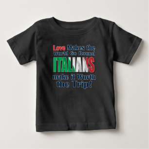 Camiseta De Bebé El amor hace que el mundo gire