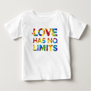 Camiseta De Bebé El amor no tiene límites