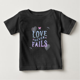 Camiseta De Bebé El amor nunca le falla a los niños
