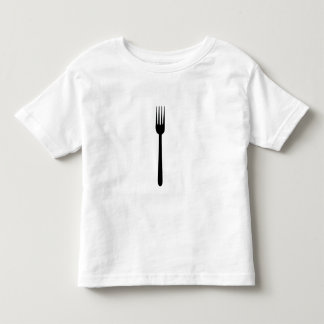 Camiseta De Bebé El amor simple de Foodie del arte de la silueta de