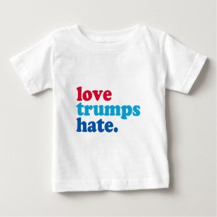 Camiseta De Bebé el amor triunfa sobre el odio