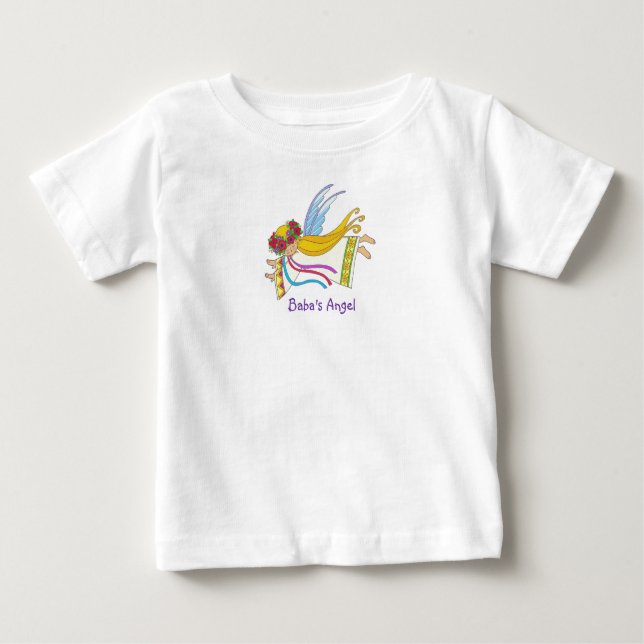 Camiseta De Bebé El ángel de Baba (Anverso)