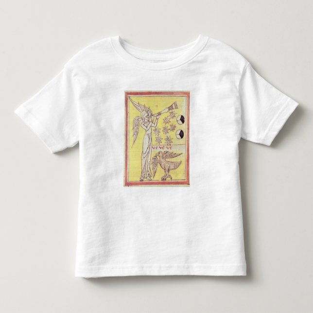 Camiseta De Bebé El ángel que sopla la trompeta (Anverso)
