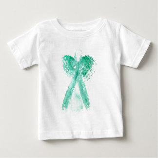 Camiseta De Bebé El ángel verde azulado 2 de Kolleen