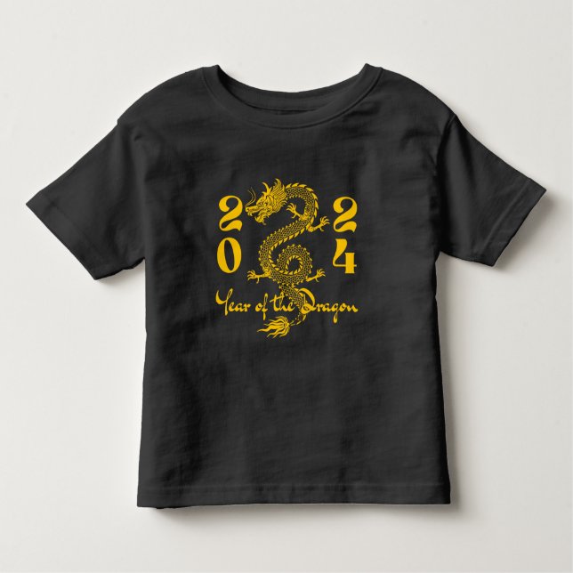 Camiseta De Bebé El año del oro del dragón (Anverso)