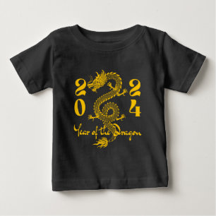 Camiseta De Bebé El año del oro del dragón