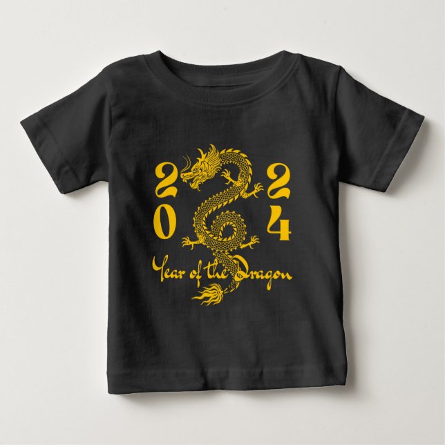 Camiseta De Bebé El año del oro del dragón (Anverso)