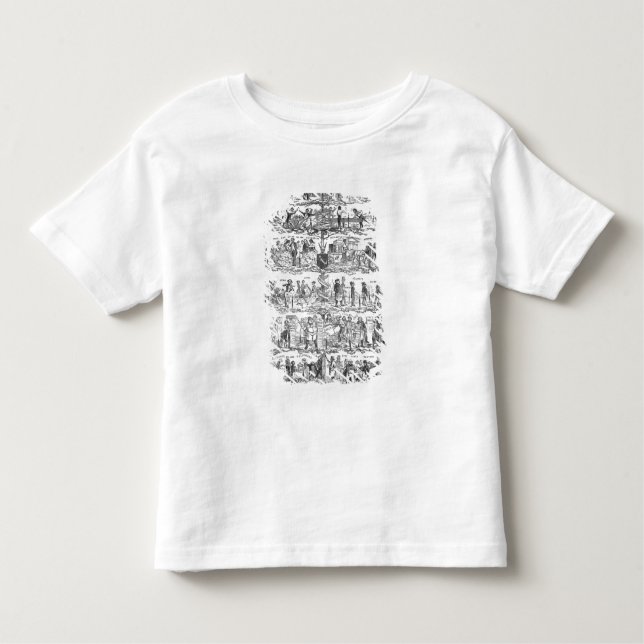 Camiseta De Bebé El árbol de navidad (Anverso)