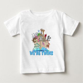 Camiseta De Bebé El Arca de Noé Somos gemelos