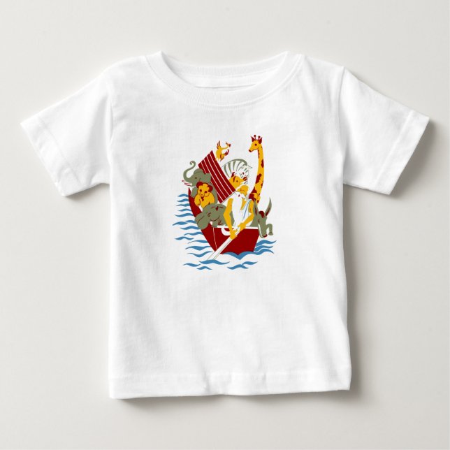 Camiseta De Bebé El arco de Noé (Anverso)