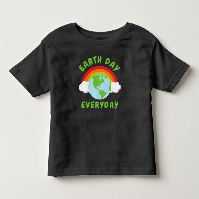 Camiseta De Bebé El arcoiris cotidiano del Día de la Tierra (Anverso)
